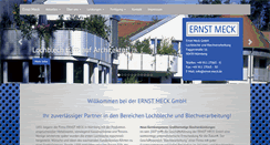 Desktop Screenshot of ernst-meck.de